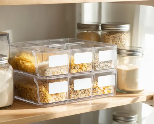 Clear organizer detail